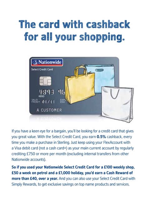 nationwide select credit card cash back